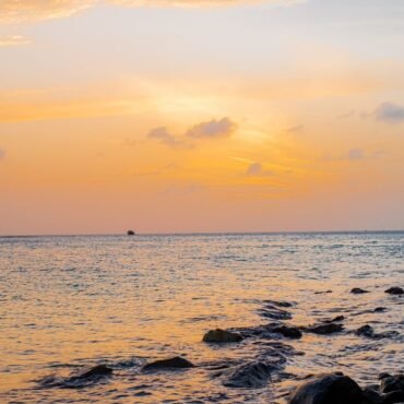 Ocean at sunset