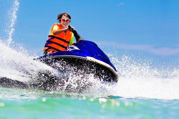 Jet ski riding